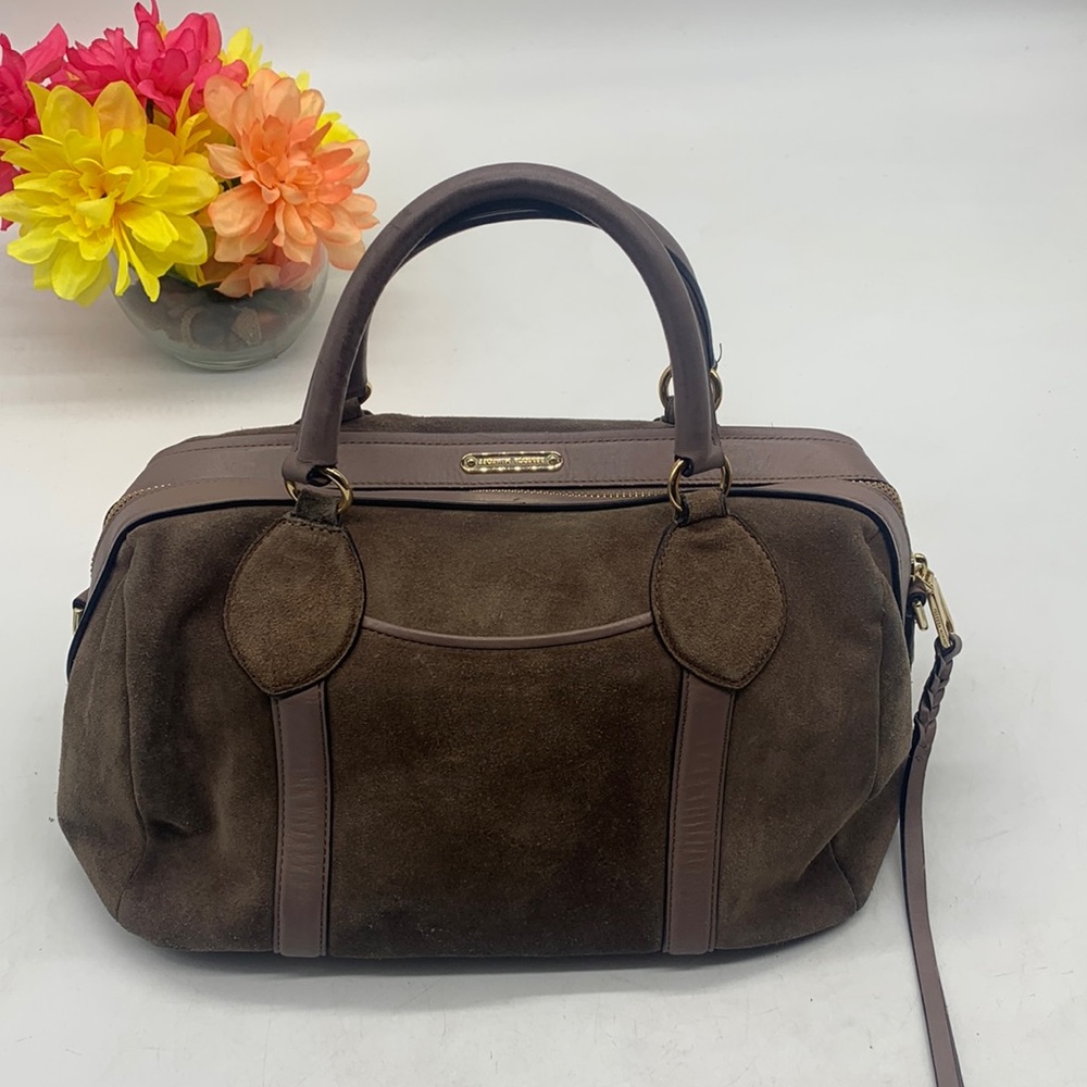 Rebecca Minkoff Lavender Suede Doctor Bag. MCB3056C